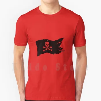 Jolly Roger T Shirt Diy Veľká Veľkosť Bavlna Jolly Roger Pirátske Vlajky Pirátske Vlajky Buccaneer