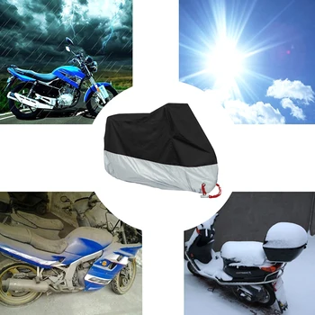 L XL XXL Nepremokavé Motocykel Cover Universal Outdoor UV Skúter Motorke Chránič protiprachová Pokrytie potreby na Kempovanie Príslušenstvo