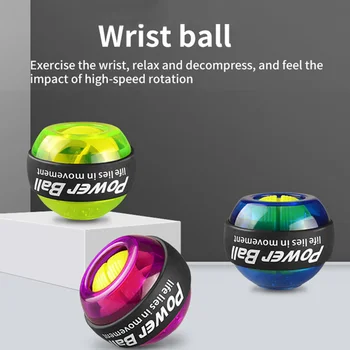 LED Zápästie Loptu Tréner Gyroskop, Fitness Strengthener Power Ball Rameno Exerciser Powerball Výkon Stroja Gym Fitness Zariadenie