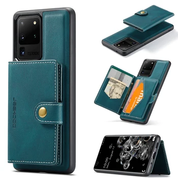 Magnetické Wallet PU Kožené puzdro Pre Samsung galaxy Note 10 Plus 20 Ultra Držiteľa Karty Shockproof Kryt Pre Galaxy Note 8 9 Prípadoch