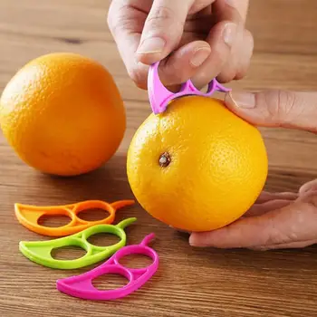 Mini Ovocie Rýchle Škrabka Vhodné Pre Peeling Pomaranče Citrusové Grapefruit Plastové Rýchle Škrabky Jednoduché Čistenie Bez Lepkavé Ruky