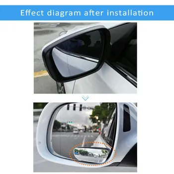 NOANS Auto Spätné Zrkadlo 360 Stupeň Blind Spot Dlho, širokouhlý Objektív Pre Honda Civic 2017 Škoda Octavia a7 a5 Mazda 3 6 CX-5