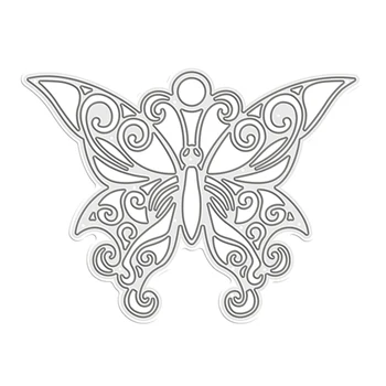 Nové 2021 Čipkou Hesperiidae Motýľ Rezanie Kovov Zomrie pre DIY Scrapbooking a Karty, Takže Dekoratívne Razba Plavidlo Bez Pečiatky