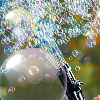 Nové Deti Gatling Bubliny Zbraň Hračky HolidayAutomatic Mydlovou Vodou Stroj Deti, Batoľatá Vnútorné Vonkajšie Letné Svadobné Dar Kúpeľ