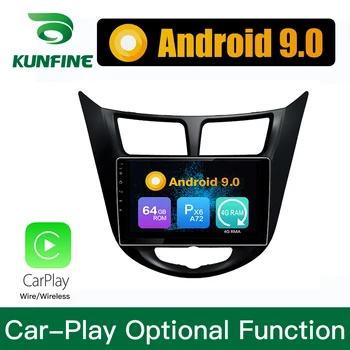Octa-Core Android 10.0 Auto DVD Prehrávač, GPS Navigáciu Ústrojenstva Auto Stereo pre Hyundai Verna Prízvuk Solaris 2010-2016 Rádio