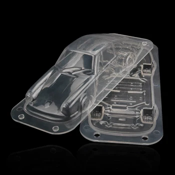 Plastové Auto Design 3D Čokoláda Formy DIY Cukrovinky Jelly Fondant Cake Zdobenie Nástroje, Formy na Pečenie