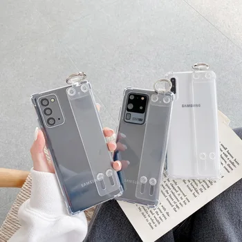 Pre Samsung Galaxy Note 20 S20 S21 Ultra Plus A51 A71 A32 Transparentné Silikónové Telefón Puzdro Pre Samsung A12 A70 A50 A20 M51