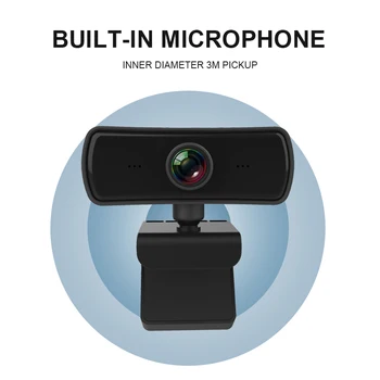 Pôvodné 2560*1440P Webcam 2K Počítač PC Webkameru s Mikrofónom pre Live Broadcast Video Volanie Konferenčný Práce Fotoaparát Web