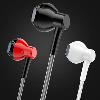 Pôvodné 3,5 mm Stereo Bass Slúchadlá Slúchadlá s Mikrofónom Káblové Gaming Headset pre Samsung Xiao Iphone Apple slúchadlá