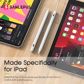 SANLEPUS dotykové Pero na Kreslenie Dotykové Pero Pre Apple Ceruzka 2 iPad Pro 11 12.9 2018 2019 2021 6. - 7. mini 5 Vzduchu 3 S Palm Odmietnutie