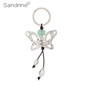 Sandrine Značky Originálny Dizajn Šperky Ženy Priateľka Motýľ Keychain Krúžok Pre Vak Dvere Tlačidlo Auto Príslušenstvo