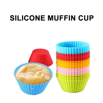 Silikónové Tortu Formy Opakovane Použiteľný Pre Muffin Košíčky Cookie Forma, Podnos Na Pečenie Pečiva Cup Cake Zdobenie Nástroje, Formy Pekáreň Pečenie