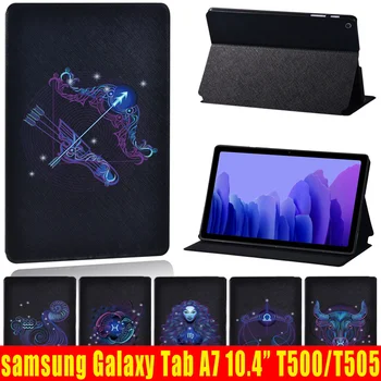 Tablety obal pre Samsung Galaxy Tab, A7, 10.4 Palce 2020-T500/T505 Pu Kožené Kryt Puzdro + Zadarmo dotykové Pero
