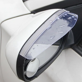 Univerzálny Auto Príslušenstvo Spätné Zrkadlo Dažďový obočie Daždi Kryt pre Peugeot 206 307 406 407 207 208 308 508 2008 3008-6008
