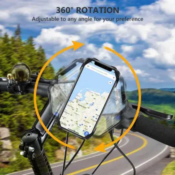 Všeobecné Požičovňa Mobilný Telefón Majiteľa Vymeniteľného Na Motocykel, Bicykel Anti-Shake Bicykel Otáčanie 360 Pre 4.5-7,0 Palcový Smartphone