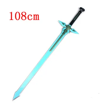 1:1 Sword Art Online Elucidator Tmavé Repulsor Meč Zbraň Cosplay SAO kirito Asuna meč Anime Ninja Nôž PU Zbraň Prop
