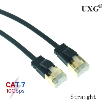 10Gbps RJ45 Cat7 Lan Kábel RJ45 UTP Kábel Siete Ethernet Kábel Cat6 Kompatibilné Patch Kábel 90 Stupňov Až Pravý Uhol