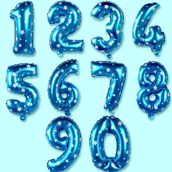 16 32 palcov modrá ružová 0 1 2 3 4 5 6 7 8 9 počet fóliové balóniky svadobné podujatie vianoce, halloween festival narodeninovej party B10-6