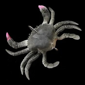 1PC krab háčik baitSuper simulácia jeden háčik krab návnadu bionic návnadu 10 cm Rybárske Návnad