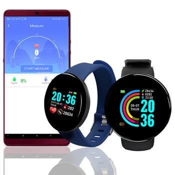 2021 Smart Hodinky Muži Ženy pre Android IOS Krvný Tlak Smartwatch Veľkoobchod Nepremokavé Športové Fitness Náramok Náramok