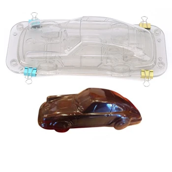 3D Car Design Silikónové Formy Čokoláda, Formy Na Tortu Zdobenie Čokoládový Fondant Formy Hlinené Formy na Pečenie Nástroje