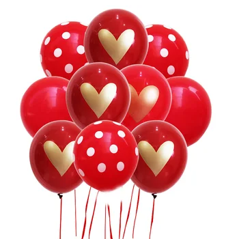50 /100ks 12 palcový Červená Láska Srdce latexové balóny svadobné spoveď výročie Dekorácie Vzduchu Balón Manželstva darček Hélium Loptu