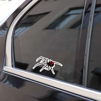Aliauto Cool Auto Samolepky Čierna Vdova Spider Dekor Príslušenstvo Vinyl Kotúča, na Ford Focus 2 Passat B6 Opel Astra ,14 cm*8 cm