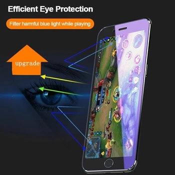 Anti-modré Svetlo Tvrdeného Skla pre Xiao Redmi Poznámka 10 9 8 Pro Max 9S 9T Screen Protector pre Xiao Poco X3 F2 Pro F3 M3 Sklo