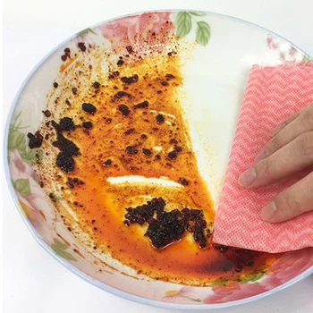 Ashowner Kuchyňa Čistenie A riady so Handričkou obrus Čistiace Tkaniny Non-mastné Jednorazové Misky uterák netkanej Textílie