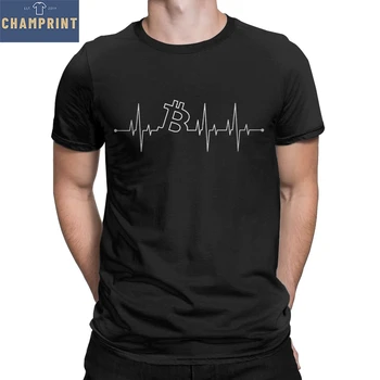Bitcoin Tep Mužov Tričko BTC Mail T-Shirts Mene Cryptocurrency Novinka Tee Tričko Čistej Bavlny Narodeninám Oblečenie