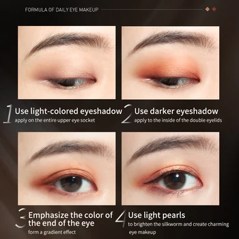 COLORKEY Mesta 8 Farieb Eyeshadow Oko Lesk Paletu Matným Leskom Silne Pigmentované Nepremokavé Krásy Eye make-up Lesk Kozmetika