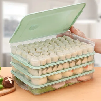 Chladnička Skladovanie Potravín Box Kuchynské Doplnky Organizátor Čerstvé Box Mikrovlnná Knedle Rastlinné Vajíčko Držiteľ Stohovateľné