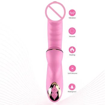 DIBE silikónové Rabbit vibrátor G-Spot Klitoris Sania Stimulátor nepremokavé kúrenie vibračná masáž stick žena dospelých, sexuálne hračky