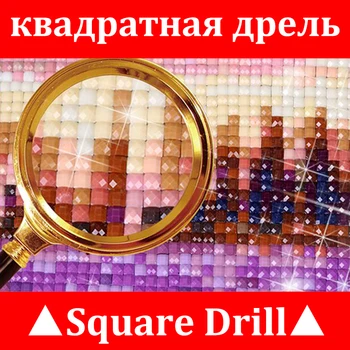 DIY 5D Diamond Maľovanie Bunny Plagát Králik Cross stitch Auta Mozaikové Umenie Obraz Kamienkami Diamond Výšivky Dekor