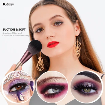 DUcare 8PCS Make-Up Štetce Nástroj Nastaviť Kozmetické Práškové Očné tiene Nadácie Červenať Miešanie Krásy Make-Up Štetec Maquiagem