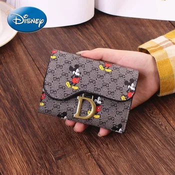 Disney Mickey Mouse Dámy Malá Peňaženka Peňaženky Krátke Mince Kabelku Karty Prípade Žien Peňaženky