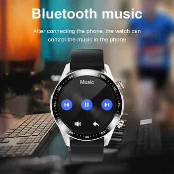 E1-2 Smart Hodinky Mužov Bluetooth Hovor Vlastné Dial plne Dotykového Displeja Vodotesný Smartwatch Pre Android IOS Športové Fitness Tracker