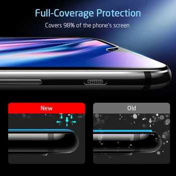 ESR Tvrdeného Skla pre OnePlus 8 8 Pro Screen Protector pre Oneplus 8 7 7T Pro Úplné Pokrytie Anti Modrý-Ľahký Tvrdeného Skla Film
