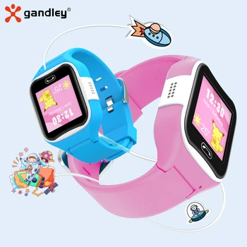 GandlEy M2 Detí Smart Hodinky SOS Telefónne Sledovať Smartwatch Deti So Sim, Vodotesný IP67 Dieťa Darček Pre IOS a Android