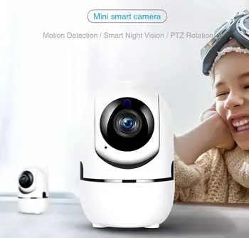 IP Kamera 1080P Cloud HD Auto Tracking Baby Monitor Noc Bezpečnostné Kamery Domov Surveillance Camera YCC365 plus wifi kamera