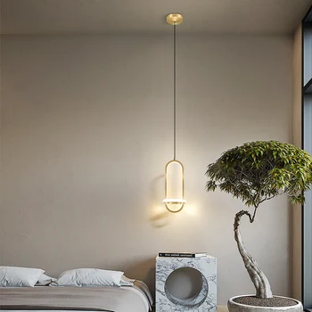 Moderné Pozastavenie LED Prsteň Prívesok Svetlá Nočné Lampy, Spálne, Obývacej Izbe Kuchynské Zariadenie, Domáce Dekorácie Príslušenstvo Art