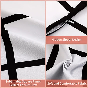 Nové 30X50CM Black & White Pás obliečka na Vankúš Hot Moderné Nordic Geometrických Tlač Vankúš x izba, obývacia izba Gauč Posteľ Dekoratívne Pillo