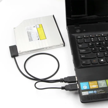 Optické SATA, USB 2.0 6 7P Kábel Converter Externej Optickej Jednotky Adaptér pre Notebook, CD, DVD, PC Linka Pre Notebook Optická Jednotka Lin