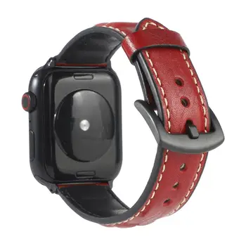 Originálne Kožené Watchband Pre Apple Hodinky 6 5 4 3 2 1 SE Popruh Pre iWatch 44 mm 40 mm 42mm 38mm Klasické Retro Nahradenie Náramok