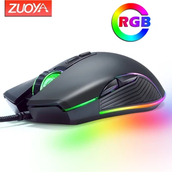 Originálne Káblové RGB Herné Myši Optické Hráč Myší Nastaviteľné DPI S Podsvietením Pre Prenosný Počítač PC Profesionálny Hra