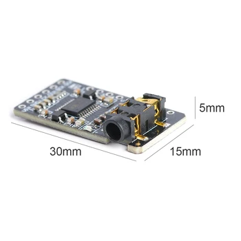 PCM5102 DAC Dekodér 3,5 mm Stereo AUX Jack I2S Rozhranie Prehrávača Modul pre Raspberry Pi Bezdrôtového Modulu