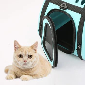 Pet batoh Pet Taške Hot Predaj Farbou Pet Taška Prenosná Skladacia Pet Out Bag Priedušná Mačka Taška Pet Hniezdo