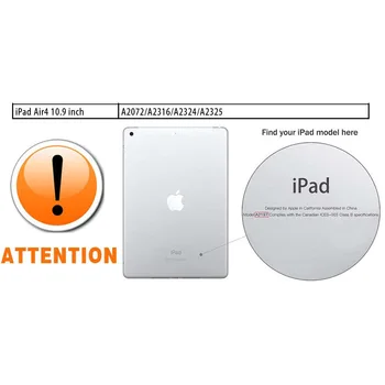 Pre Apple IPad Vzduchu 4 2020 10.9 Palcový Nový Tablet Prípade -Vysoká Kvalita Astronaut Série Ochranných Prípade protiprachová Prípade Koženým poťahom