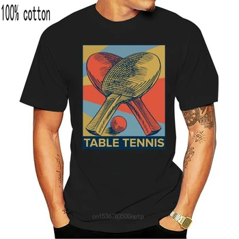 Pánske Stolný Tenis tričko dizajnér tee tričko plus veľkosť 3xl Obrázky Blázon Základné Jar Jedinečné tričko