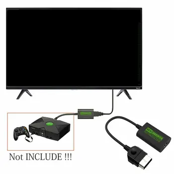 Pôvodná Konzola Xbox Na kompatibilný s HDMI Kompatibilné AV Kábel Adaptéra Pripojte K televízoru HDTV Pre Všetkých Klasické Modely Konzoly